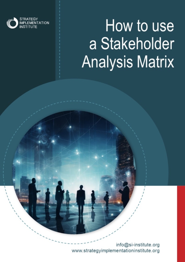 How To Use a Stakeholder Analysis Matrix